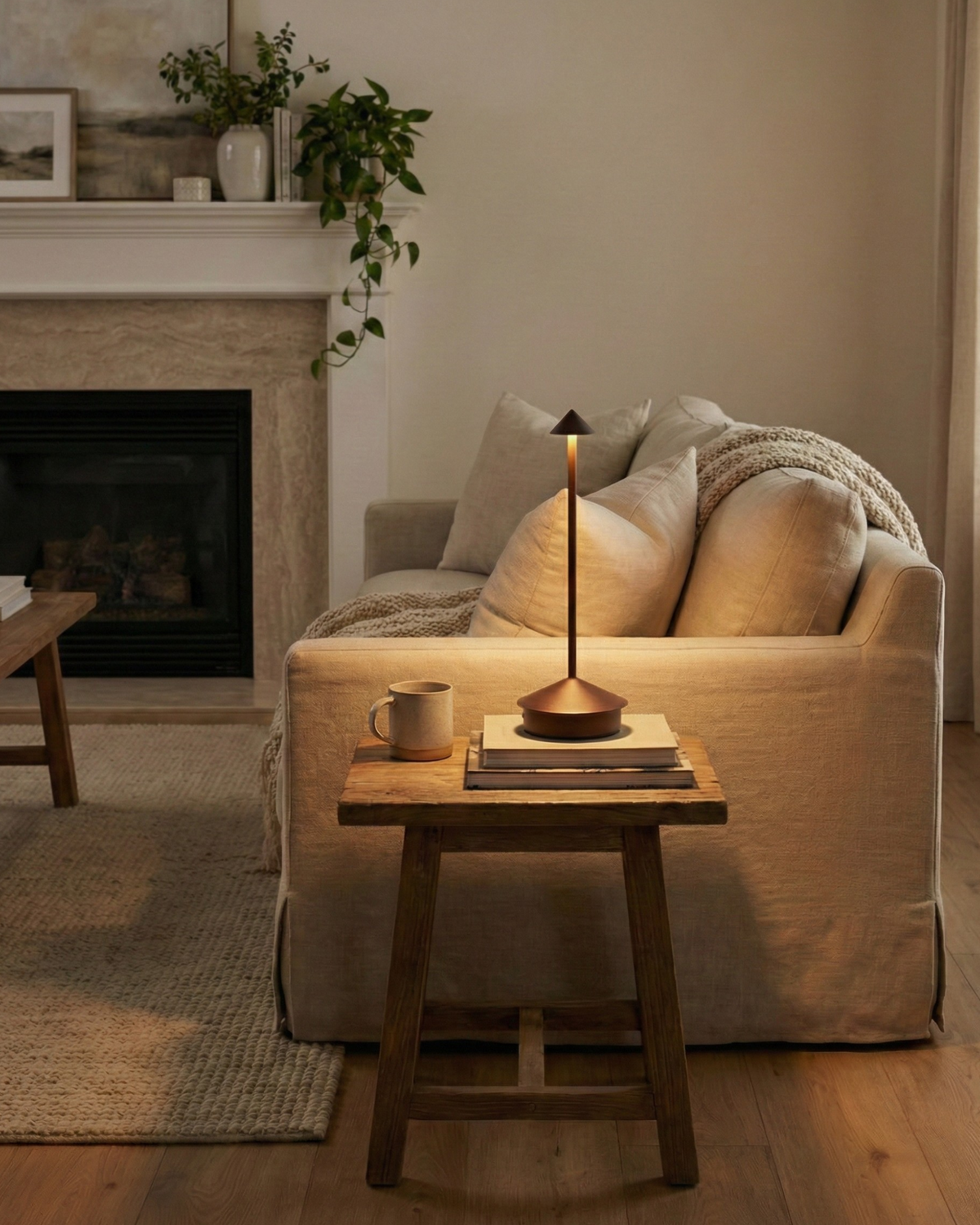 Lampe de table sans fil | Lea