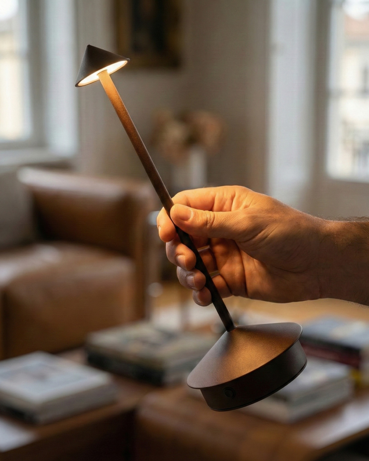 Lampe de table sans fil | Lea
