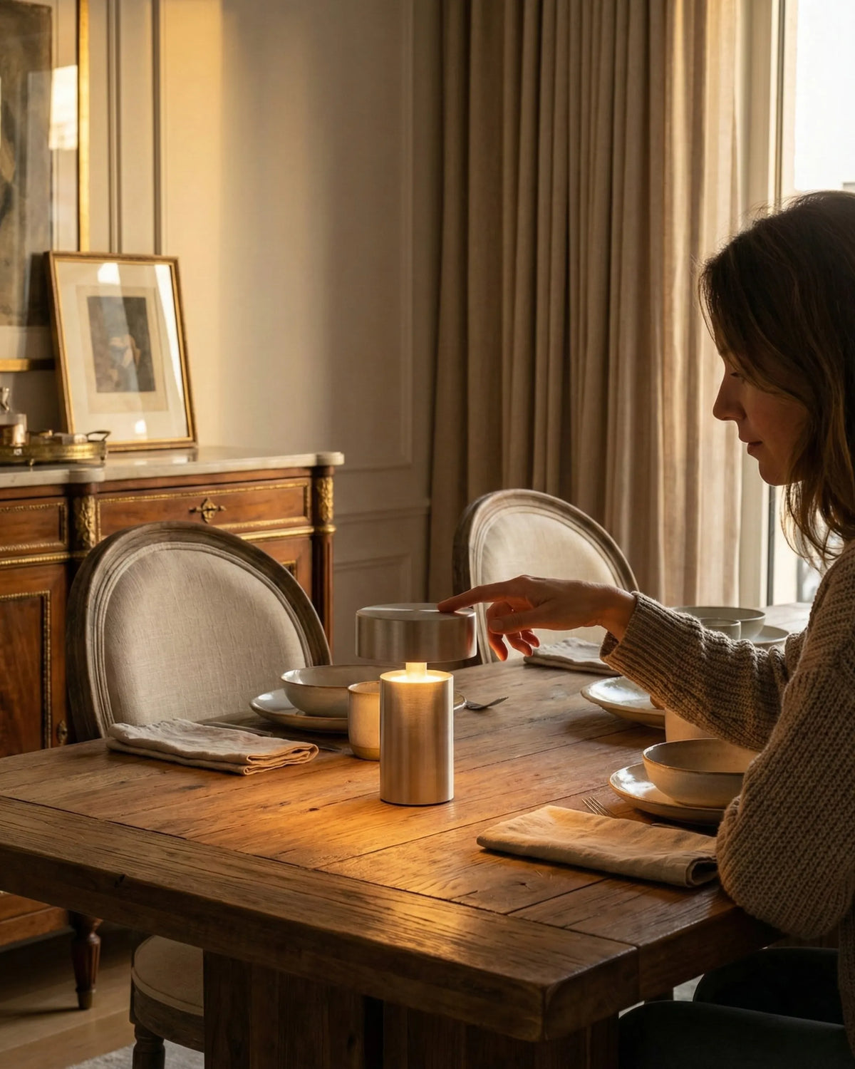 Lampe de table sans fil | Romilda