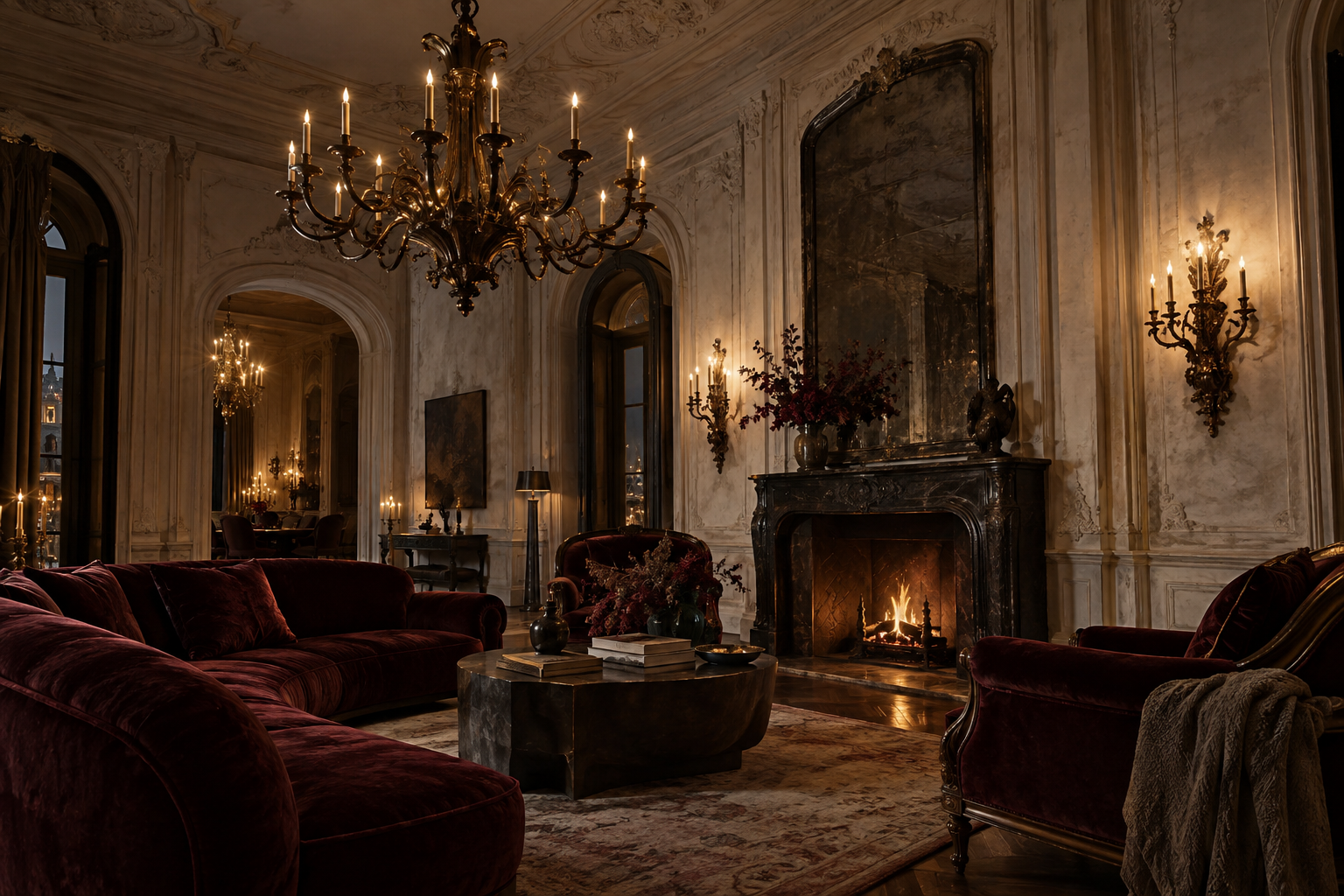 Exemple d’intérieur de style Le style baroque
